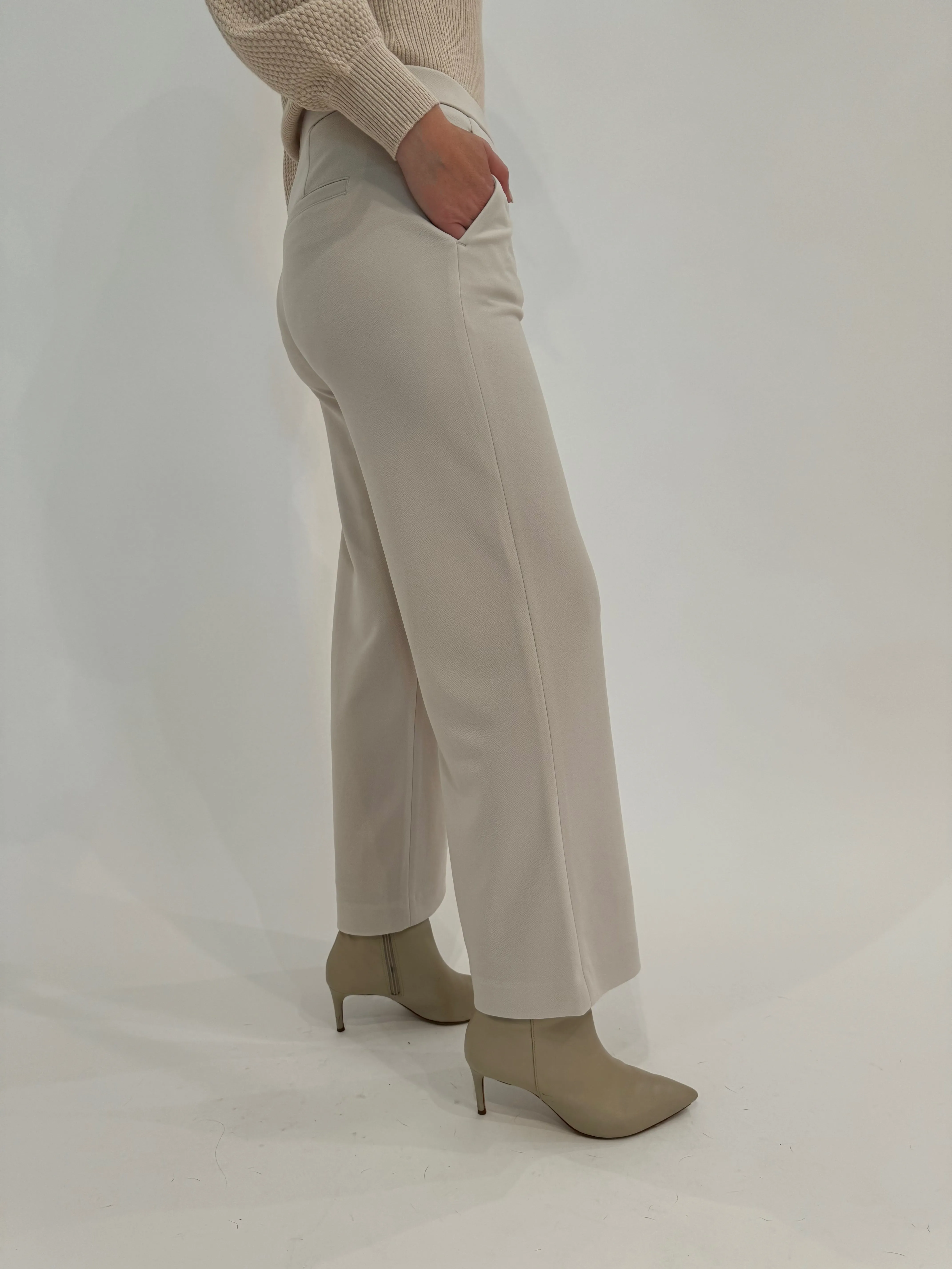 Palina 6/8 Culotte Pants - Wool White