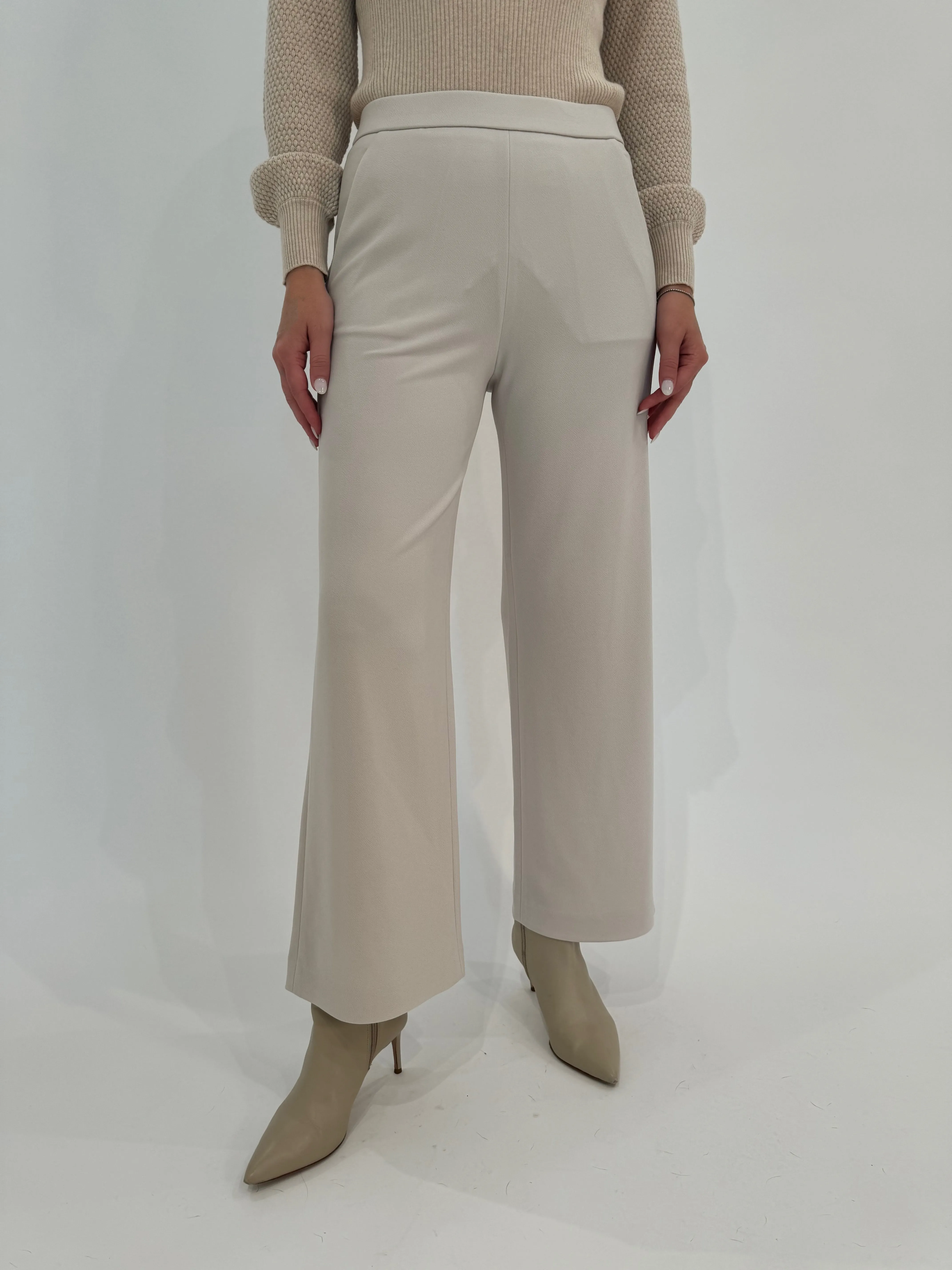 Palina 6/8 Culotte Pants - Wool White