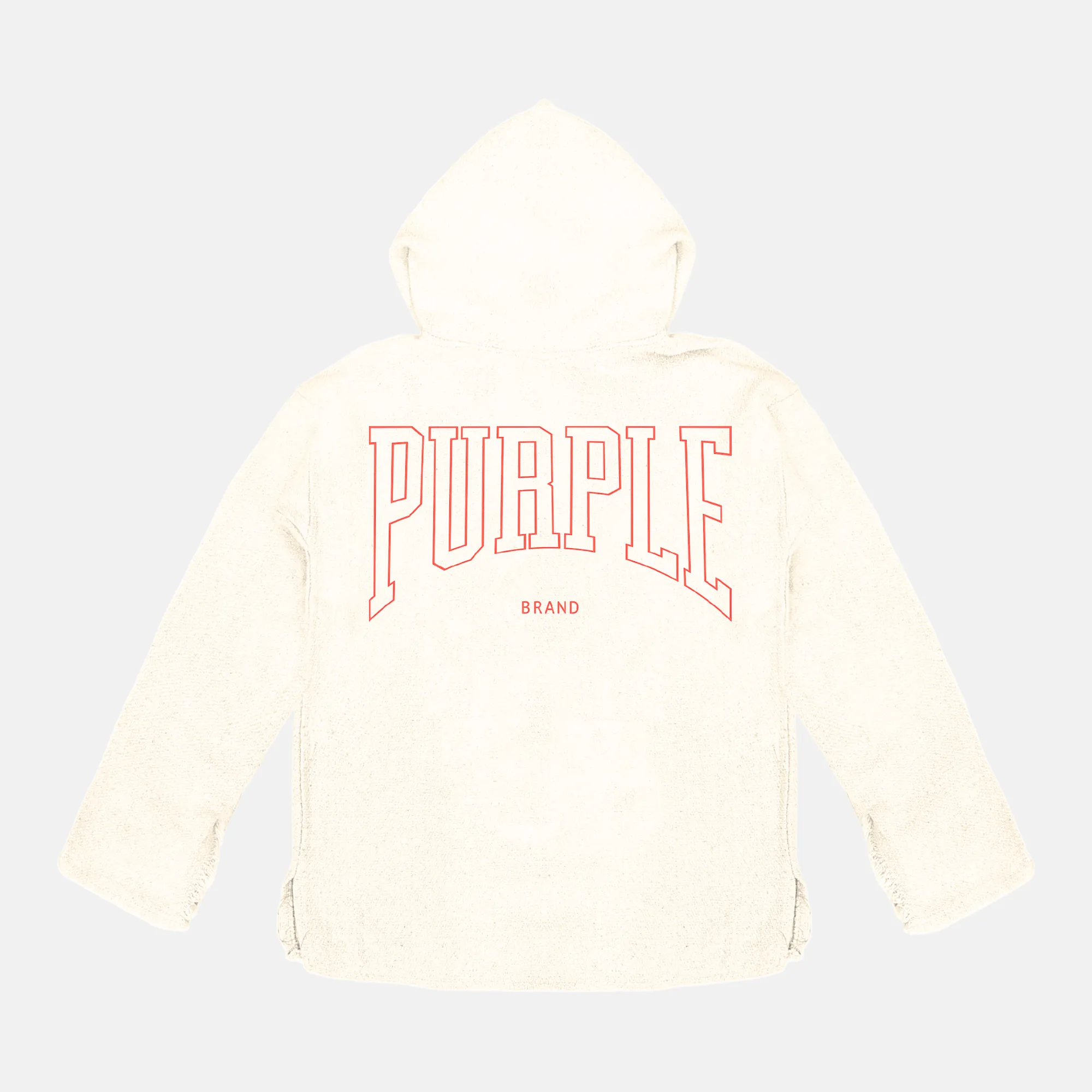 Purple Brand Off White Beach Hoodie