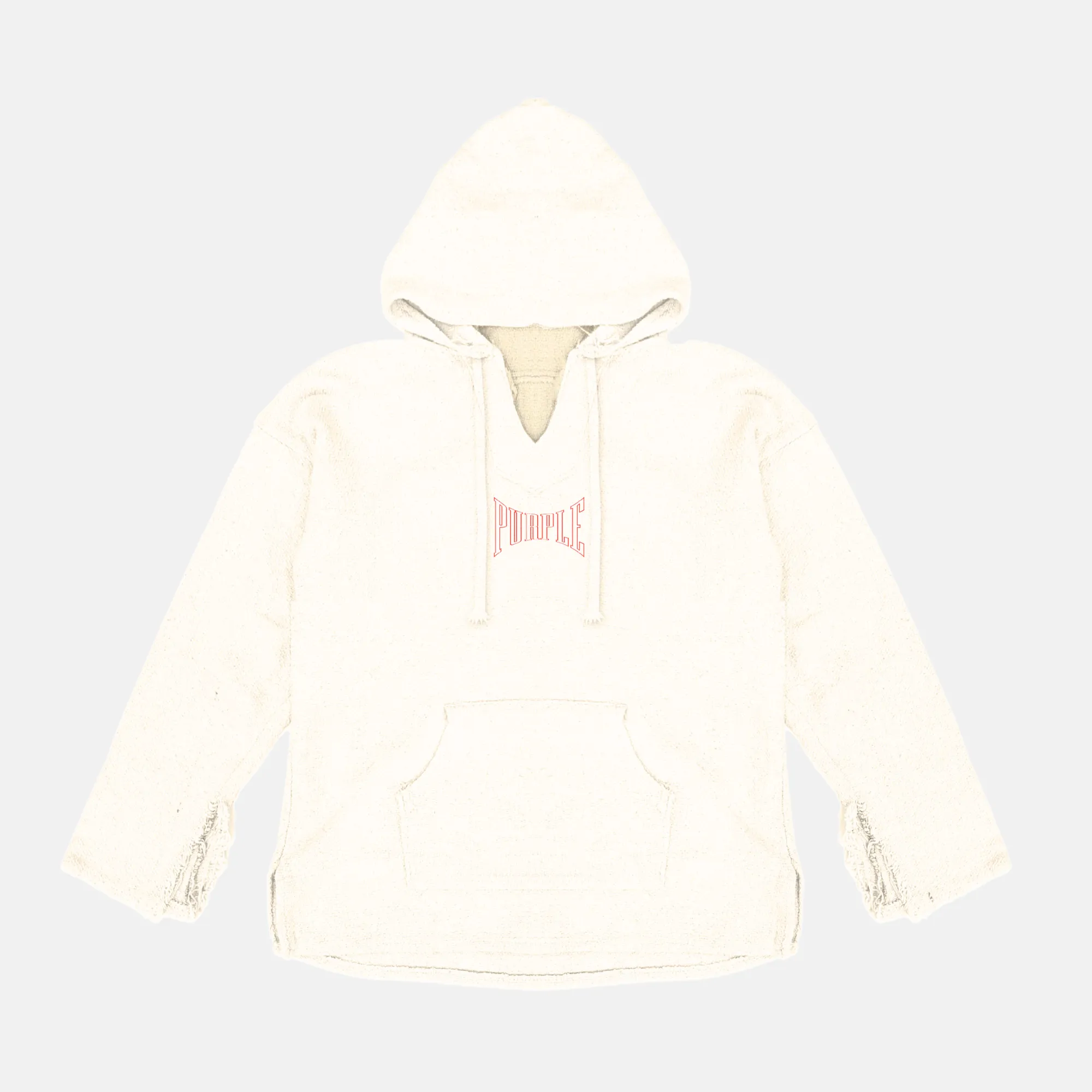 Purple Brand Off White Beach Hoodie