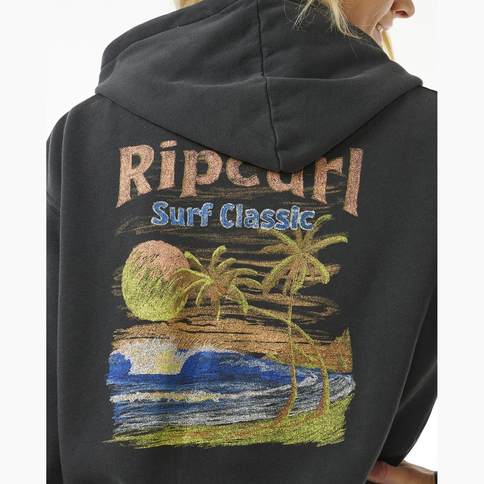 Rip Curl Womens High Tide Scenic Relaxed Fit Full Zip Jacket