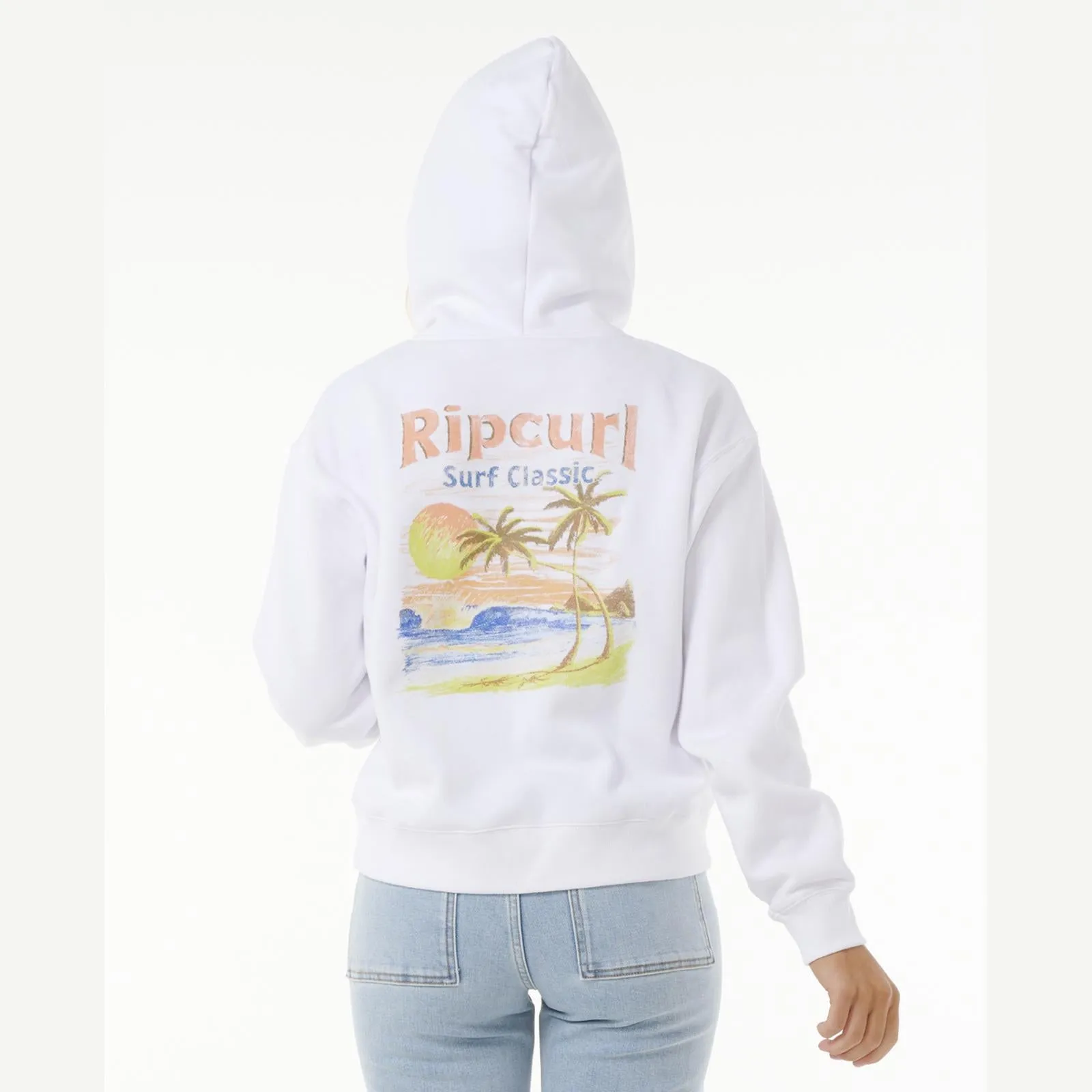 Rip Curl Womens High Tide Scenic Relaxed Fit Full Zip Jacket