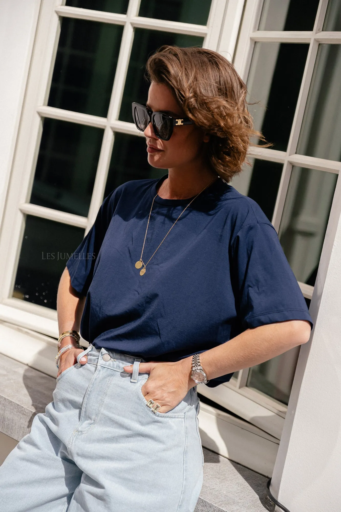 Sadie T-shirt navy