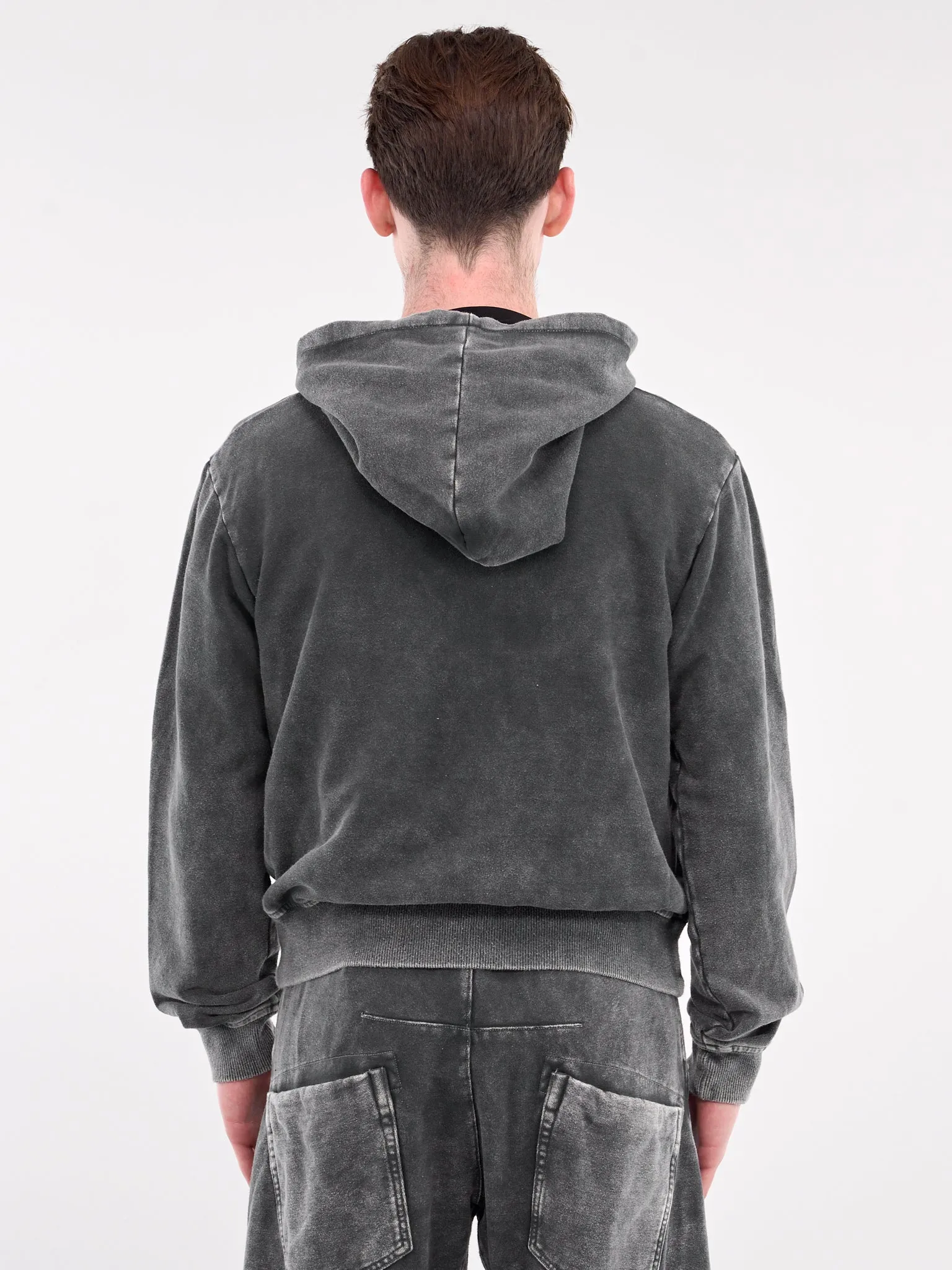 Shabby Full Zip Hoodie (JER-101-01-GREY)