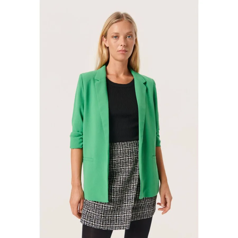 Soaked Womens Shirley Blazer Medium Green