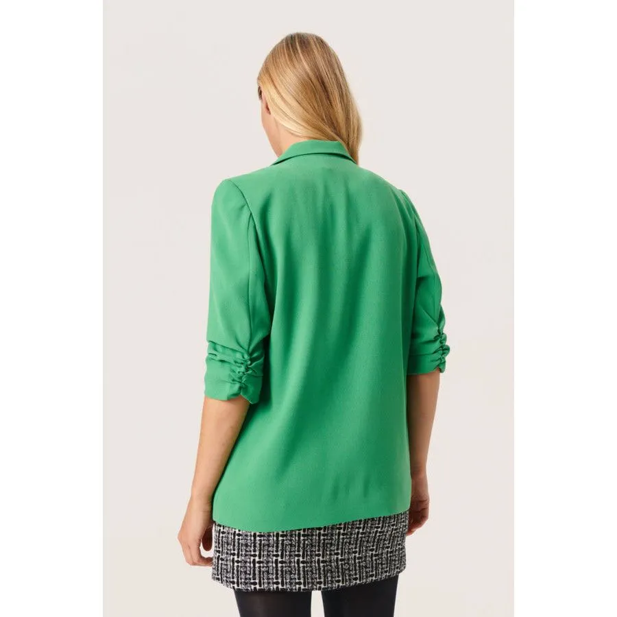 Soaked Womens Shirley Blazer Medium Green