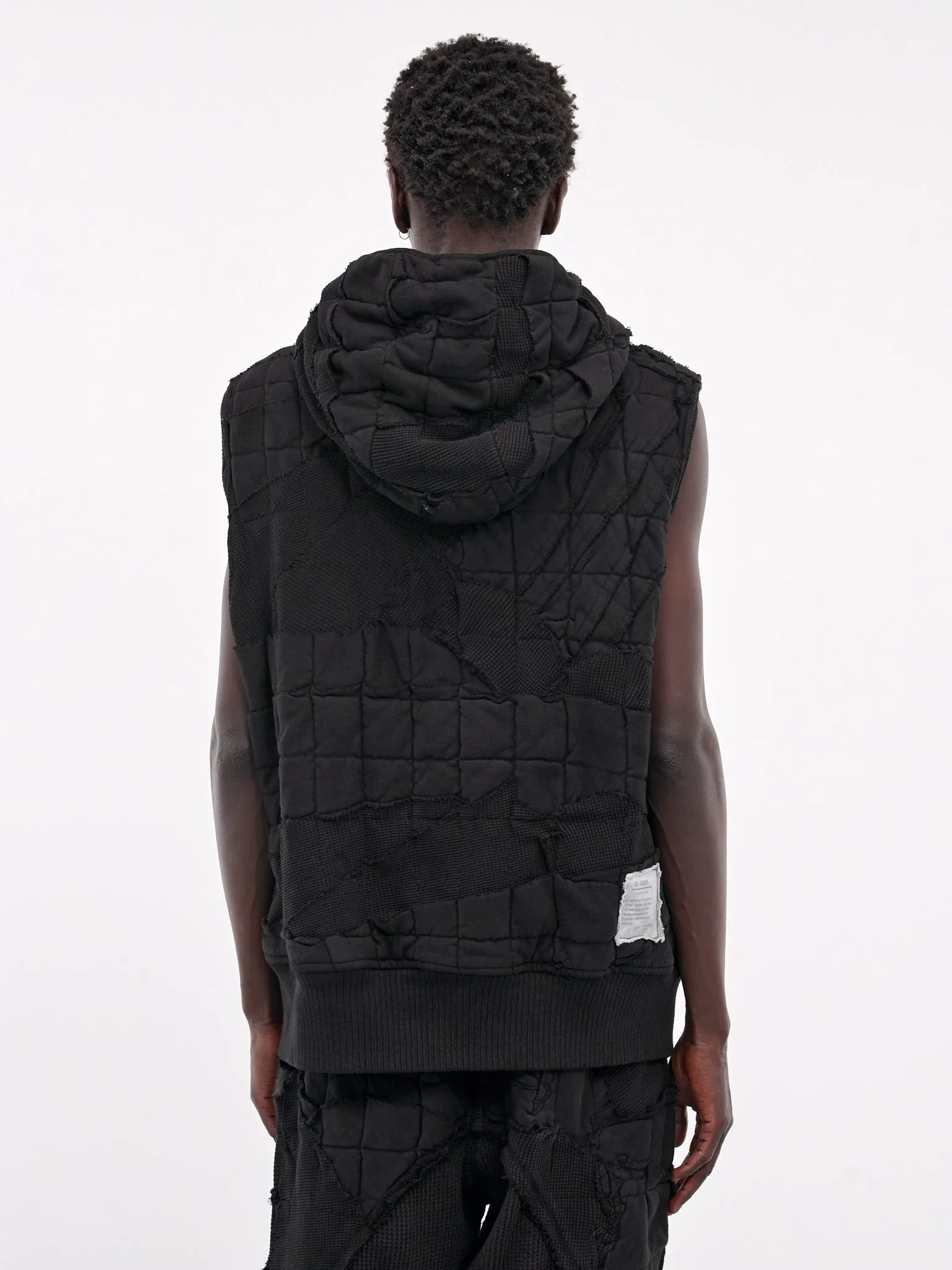 Stitchwork Puffy Vest (JM044-BLACK)