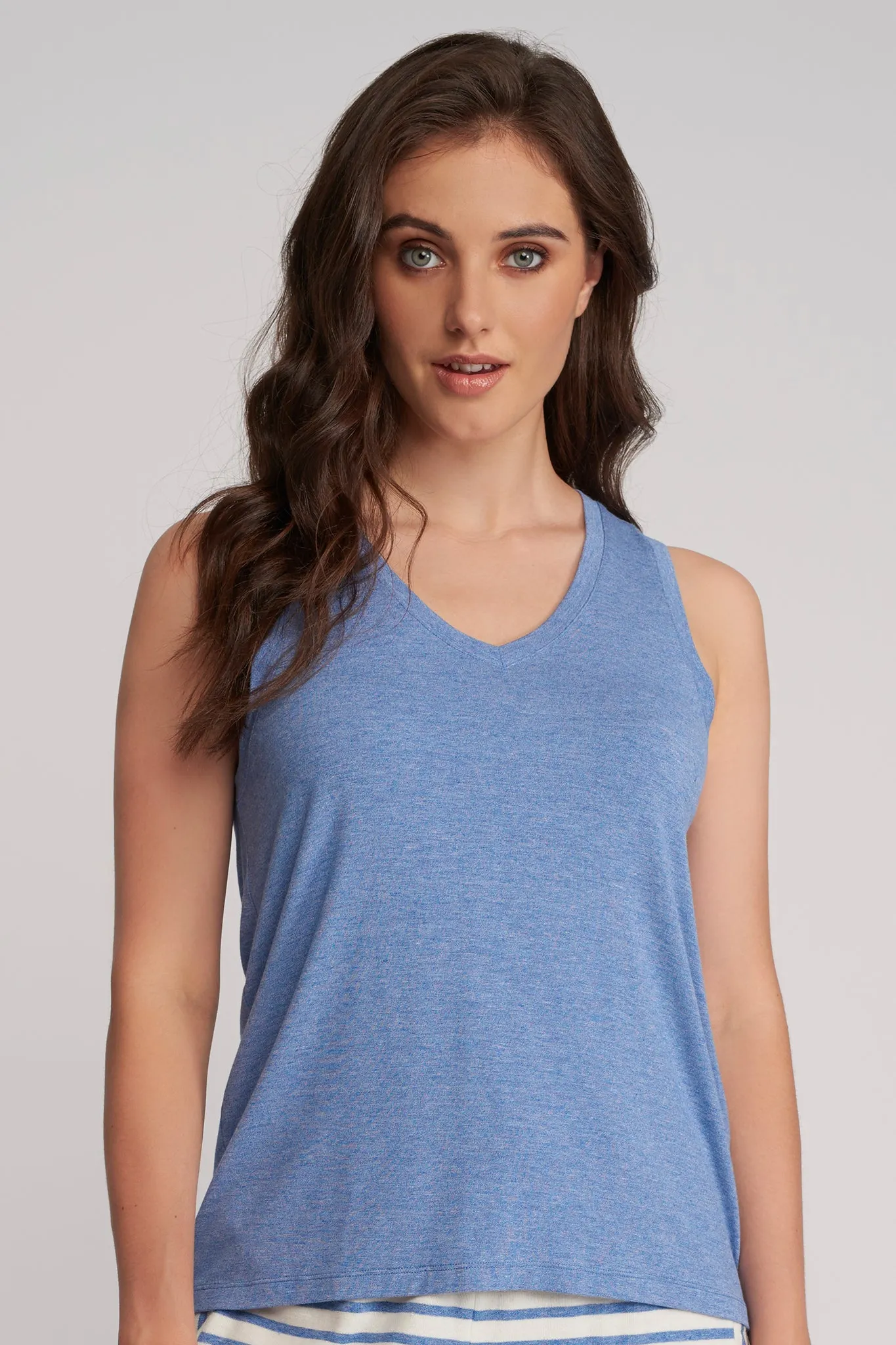 Tank Top With Shirring At Back