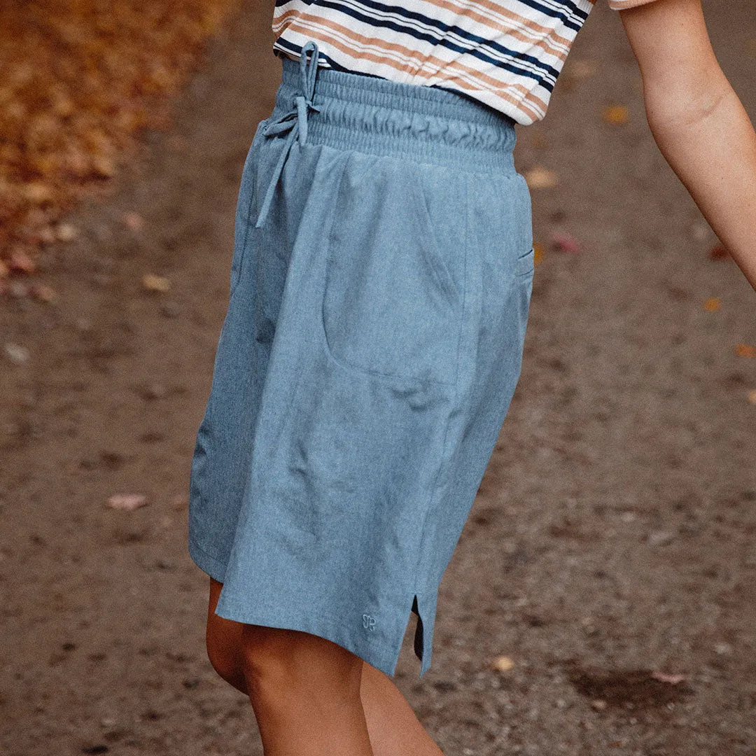 The Away Skirt, Light Chambray