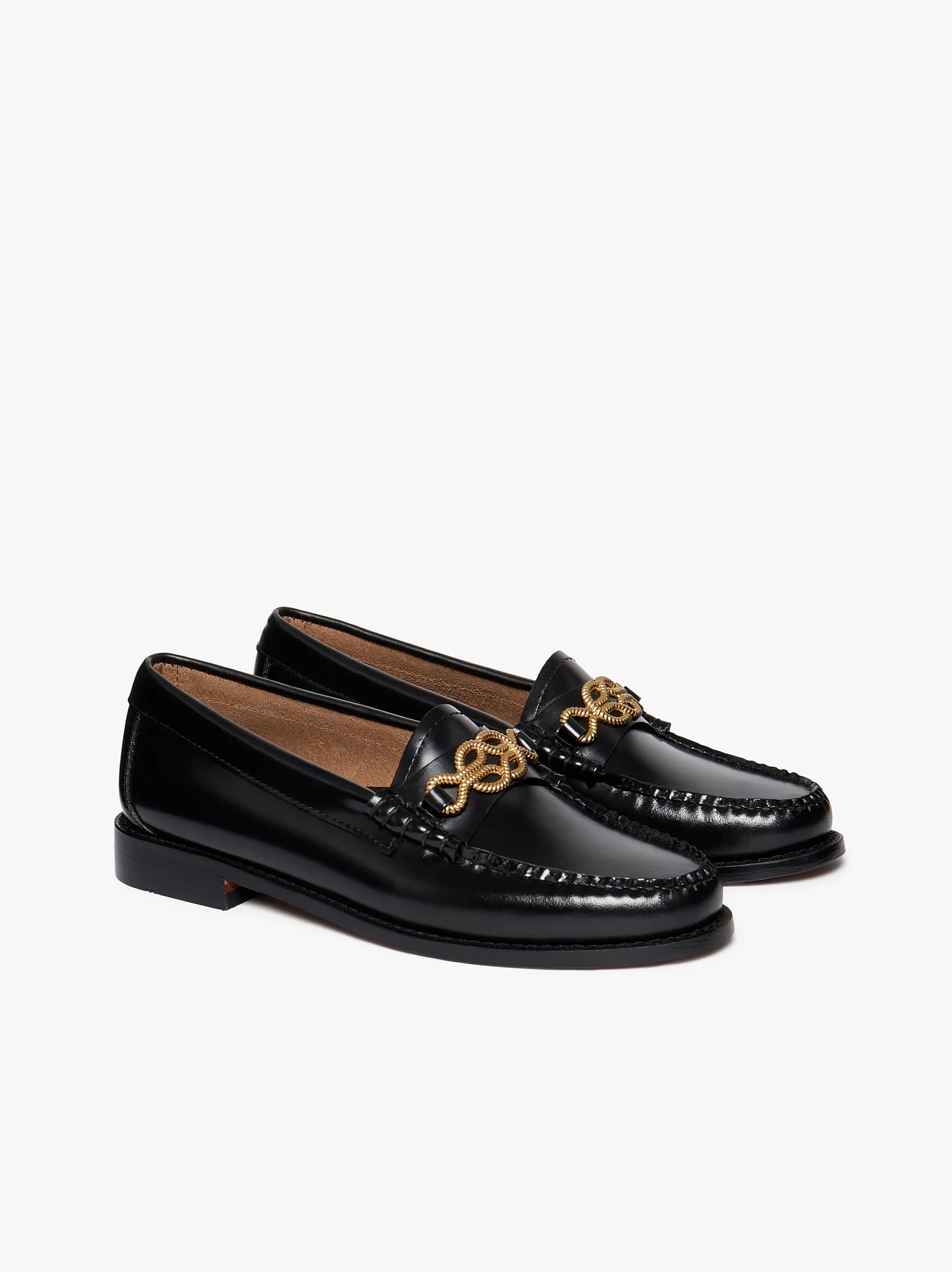 Weejuns Rope Brooch Penny Loafers