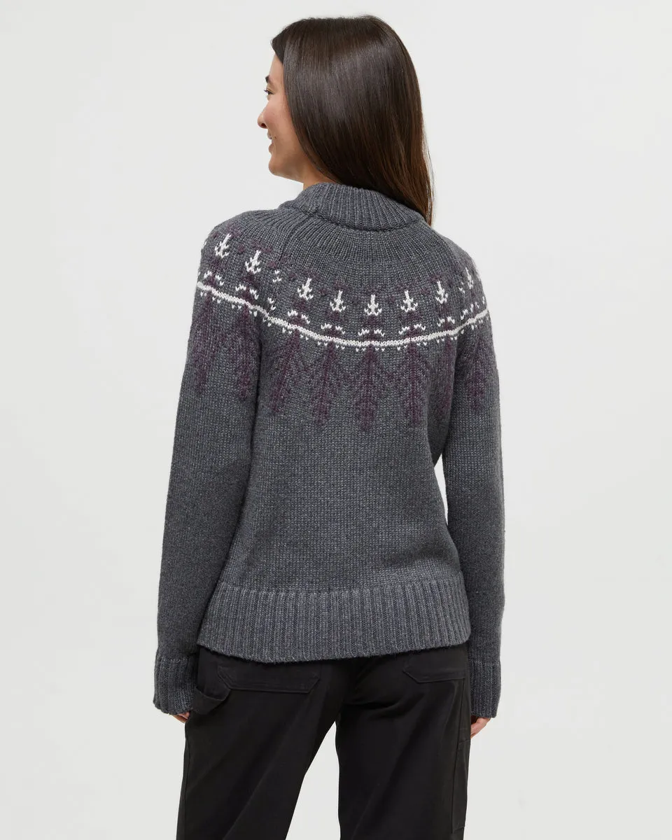 Women's Highline Wool Intarsia Sweater