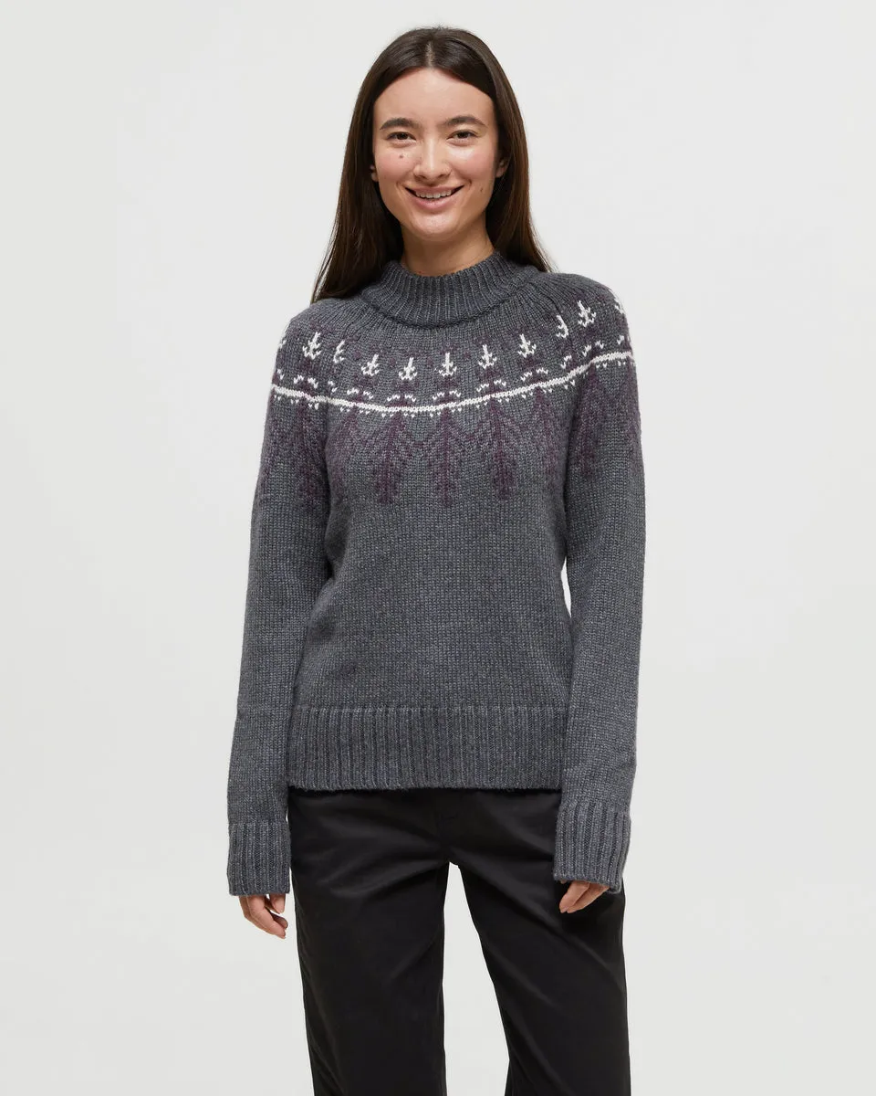 Women's Highline Wool Intarsia Sweater